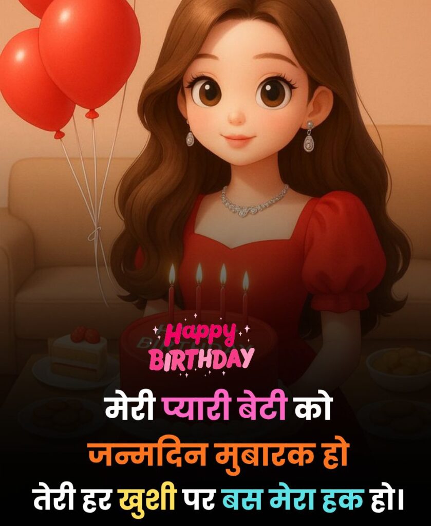 Beti Ke Liye Birthday Shayari