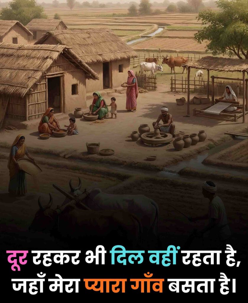 गाँव की याद शायरी
