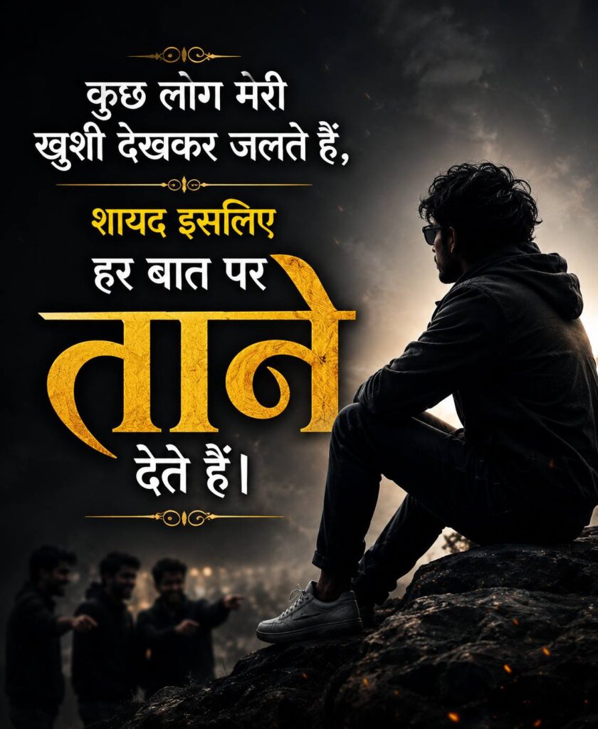 जलने वालों के लिए ताना स्टेटस