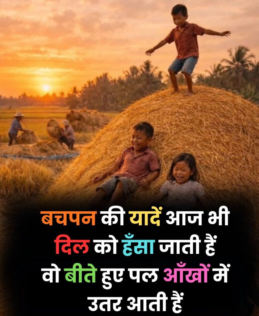 बचपन की पुरानी यादें शायरी