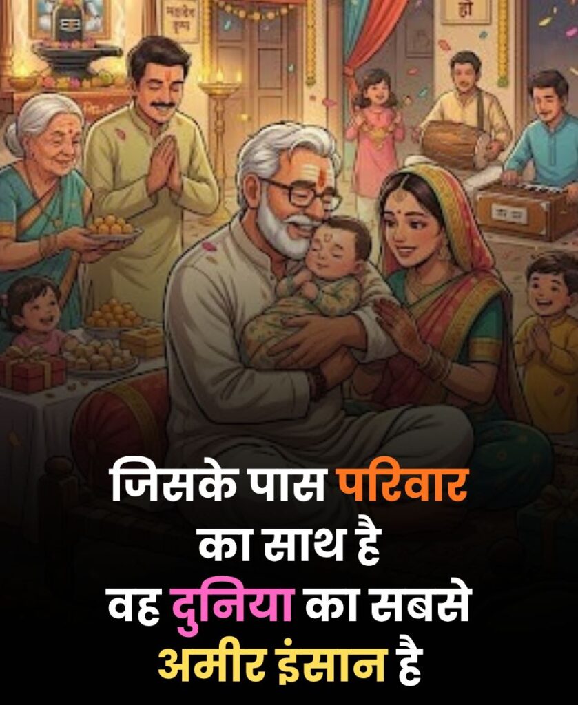 Heart Touching Family Quotes in Hindi