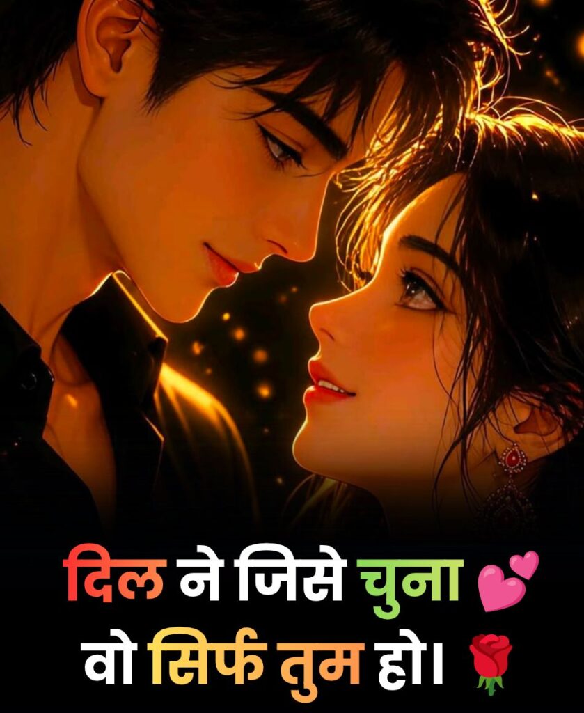दिल ने जिसे चुना वो सिर्फ तुम हो