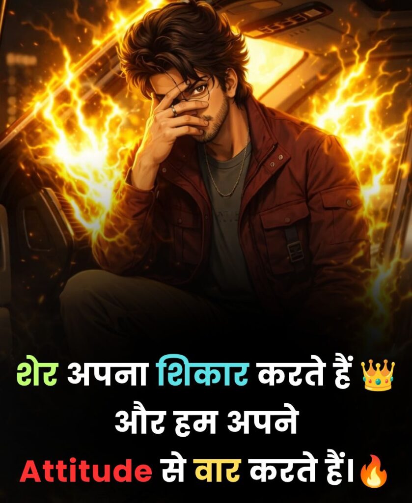 हम अपने Attitude से वार करते हैं