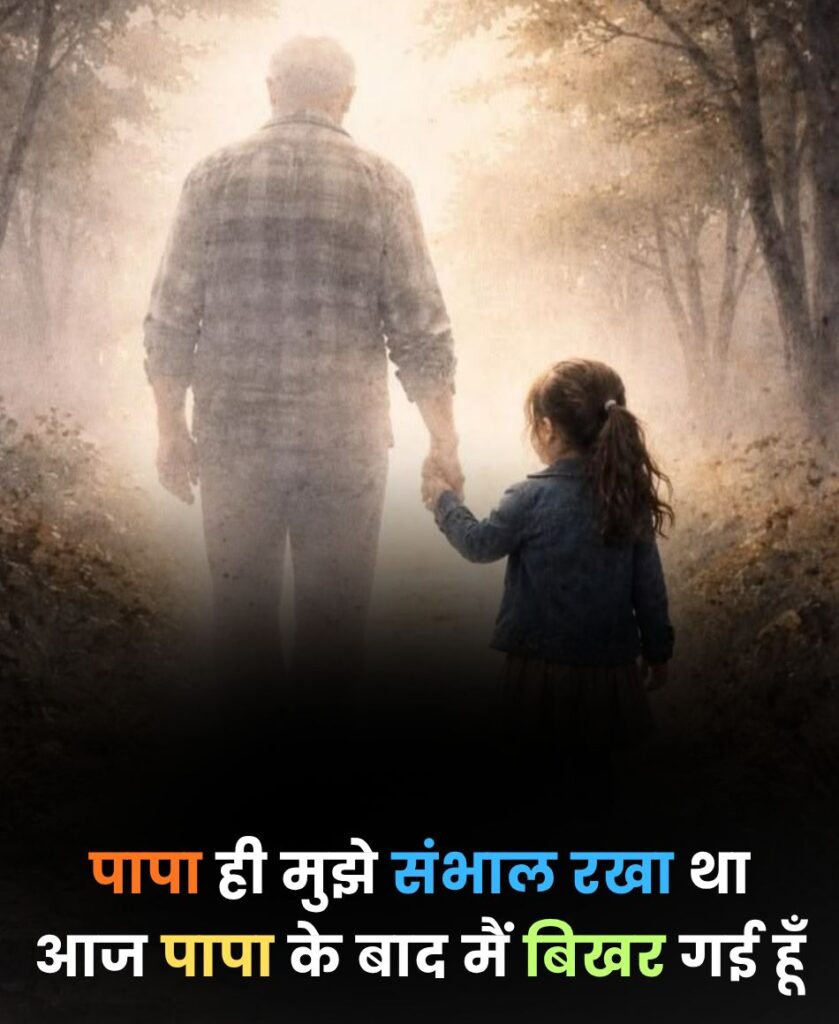 पापा के बाद मैं बिखर गई हूँ