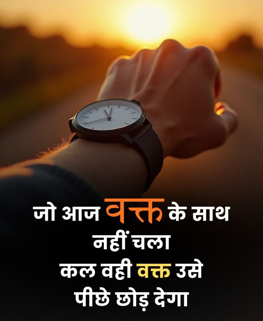 समय पर शायरी